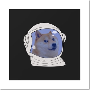 Astro-Doge(coin) to the Moon Posters and Art